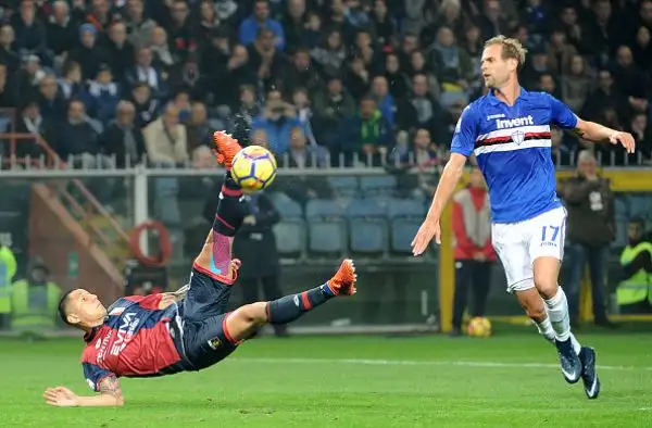 Blucerchiati in festa dopo la stracittadina, decisa dai gol di Ramirez e Quagliarella.