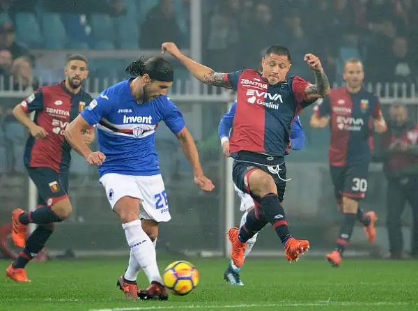 Blucerchiati in festa dopo la stracittadina, decisa dai gol di Ramirez e Quagliarella.