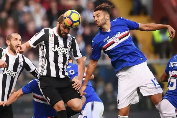 La squadra di Allegri cede per 3-2 contro una grande Sampdoria, a segno con Zapata, Torreira e Ferrari. Bianconeri a -4 dal Napoli.