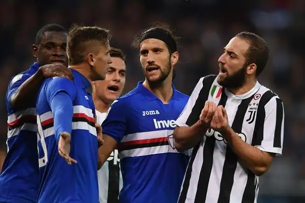 La squadra di Allegri cede per 3-2 contro una grande Sampdoria, a segno con Zapata, Torreira e Ferrari. Bianconeri a -4 dal Napoli.