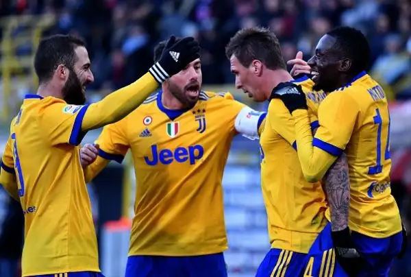 La Juventus grazie ai gol di  Pjanic, Mandzukic e Matuidi si impone 3-0 a Bologna e si porta al secondo posto della classifica.