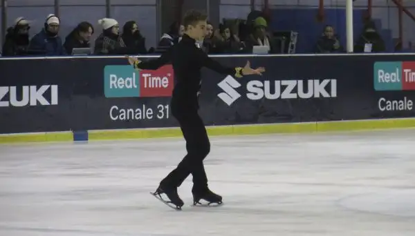 Carolina Kostner, Anna Cappellini e Luca Lanotte hanno dato spettacolo sul ghiaccio dell'Agorà di Milano.