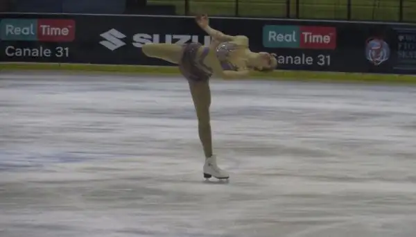 Carolina Kostner, Anna Cappellini e Luca Lanotte hanno dato spettacolo sul ghiaccio dell'Agorà di Milano.