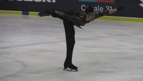 Carolina Kostner, Anna Cappellini e Luca Lanotte hanno dato spettacolo sul ghiaccio dell'Agorà di Milano.