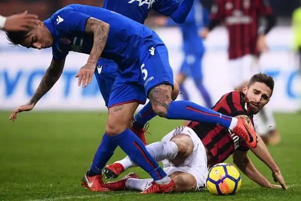 Prima vittoria da allenatore di Serie A per Rino Gattuso che piega 2-1 il Bologna centrando anche un significativo balzo in classifica: i rossoneri salgono al settimo posto con 24 punti.