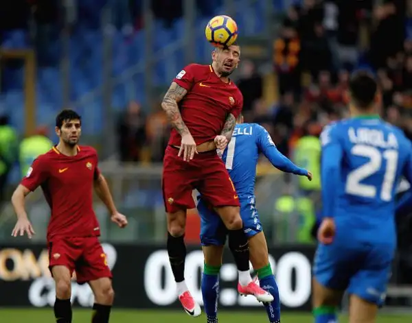 La Roma non riesce a battere il Sassuolo allo stadio Olimpico, Dzeko ancora a secco