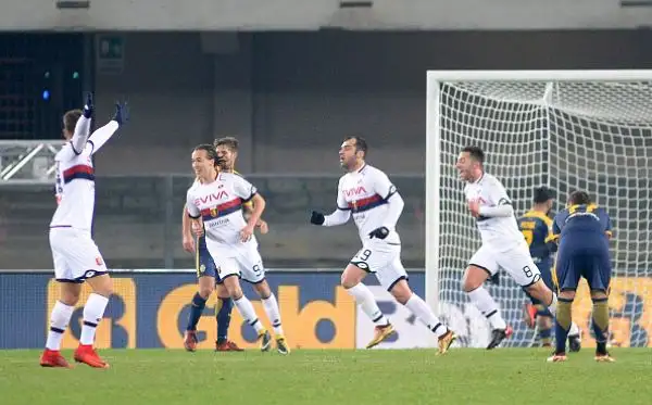 Colpaccio del Genoa di Ballardini. I grifoni hanno battuto di misura i gialloblù con una rete di Pandev nel recupero del primo tempo. A nulla sono valsi i generosi tentativi dei ragazzi di Pecchia.