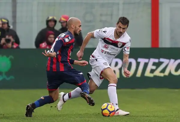 I gol del match nel primo tempo con Cicagrini che risponde al vantaggio su rigore dei padroni di casa trasformato da Trotta.