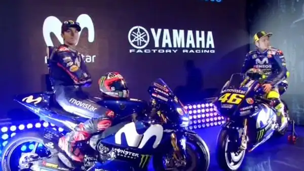 Svelata la nuova M1 con cui Valentino Rossi e Maverick Viñales tenteranno di dare l'assalto al titolo di campione MotoGP del 2018.