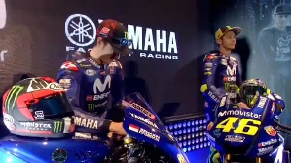 Svelata la nuova M1 con cui Valentino Rossi e Maverick Viñales tenteranno di dare l'assalto al titolo di campione MotoGP del 2018.