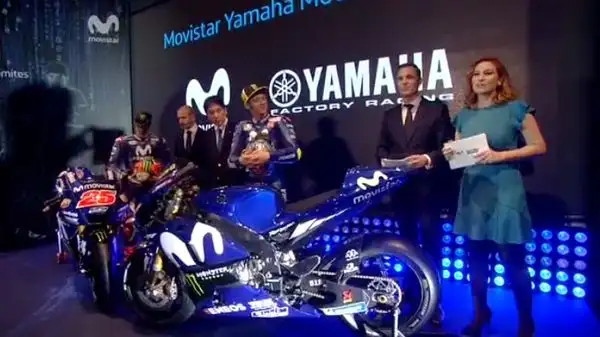 Svelata la nuova M1 con cui Valentino Rossi e Maverick Viñales tenteranno di dare l'assalto al titolo di campione MotoGP del 2018.