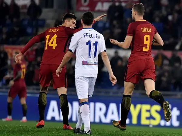 Inizio super degli orobici che vanno sul 2-0 con le reti di Cornelius e de Roon. Nella ripresa, con i nerazzurri in 10 per l'espulsione di De Roon, la roma accorcia con Dzeko ma non basta.