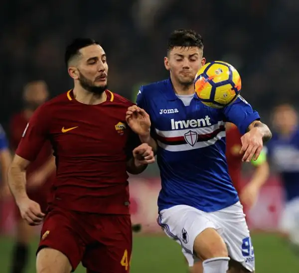 La Roma non si rialza: i giallorossi perdono il posticipo cedendo in casa contro la Sampdoria. Duvan Zapata condanna Di Francesco con una rete all'ottantesimo minuto.