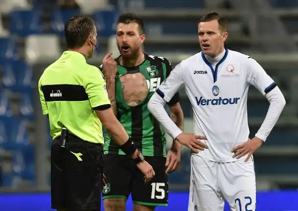 Al Mapei Stadium gli orobici passano in vantaggio nel primo tempo con Masiello e chiudono il match nella ripresa prima con Cristante e poi con Freuler.