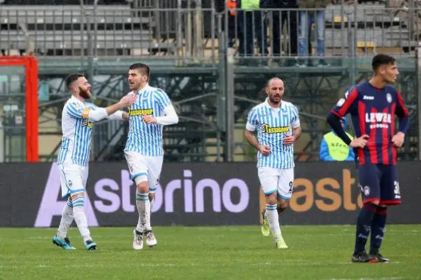 Blitz esterno pesantissimo della Spal che vince a Crotone una gara vibrante con i gol di Antenucci, Simic e Paloschi.