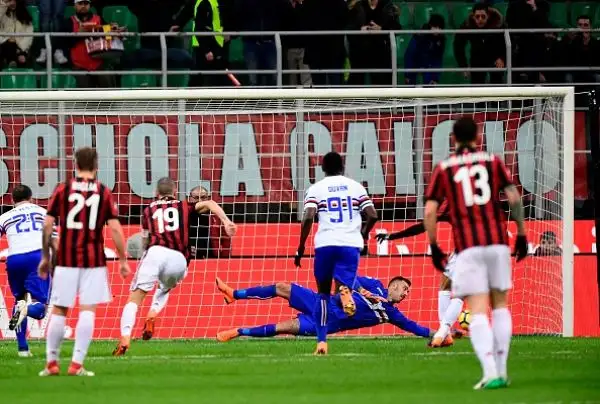 La rete di Bonaventura basta per regalare l'1-0 ai rossoneri e il sesto posto a 41 punti, gli stessi proprio dei blucerchiati.