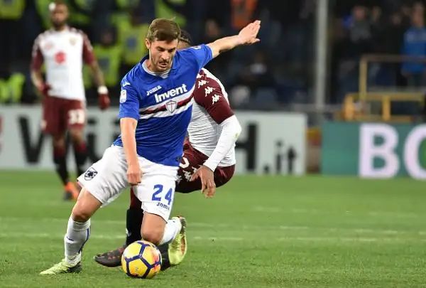 Serie A, Sampdoria-Torino 1-1: sorride solo Giampaolo.  A segno Torreira e Acquah, poi espulso: i granata restano a -5 dai blucerchiati.