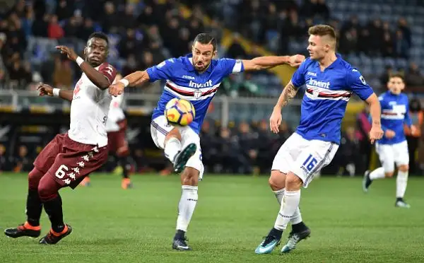 Serie A, Sampdoria-Torino 1-1: sorride solo Giampaolo.  A segno Torreira e Acquah, poi espulso: i granata restano a -5 dai blucerchiati.