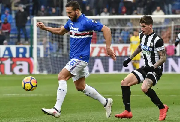 I blucerchiati battono i friulani con uno straordinario gol di Zapata. Protagonista di giornata anche Silvestre autore di un gol e di un'autorete.