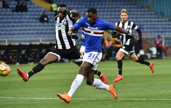I blucerchiati battono i friulani con uno straordinario gol di Zapata. Protagonista di giornata anche Silvestre autore di un gol e di un'autorete.