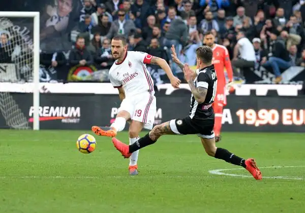 Dopo tre vittorie consecutive, il Milan di Gattuso pareggia ad Udine per 1-1