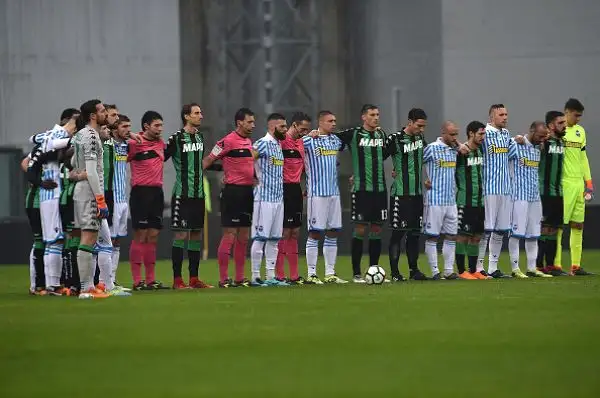 Al Mapei Stadium ospiti avanti con Antenucci, pareggio su rigore di Babacar, Meret para un secondo rigore per i neroverdi, affidato a Politano.