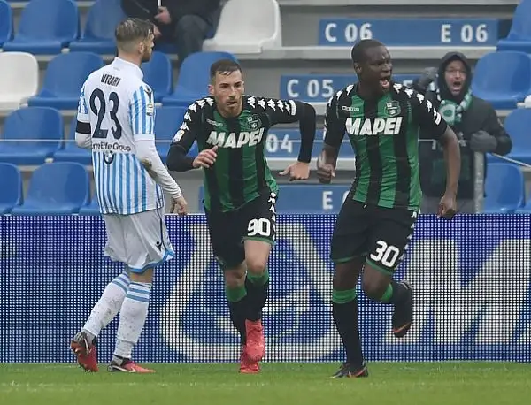 Al Mapei Stadium ospiti avanti con Antenucci, pareggio su rigore di Babacar, Meret para un secondo rigore per i neroverdi, affidato a Politano.