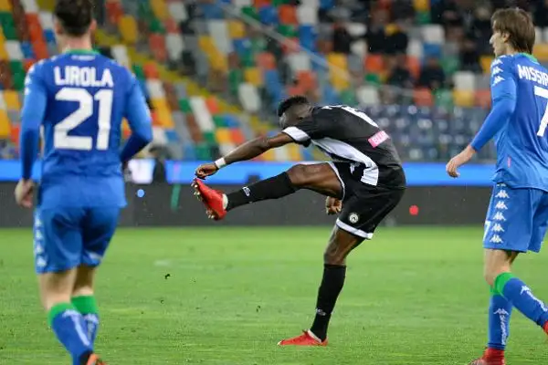 La squadra dell'ex Iachini torna al successo dopo 8 partite, bianconeri al quinto ko consecutivo.