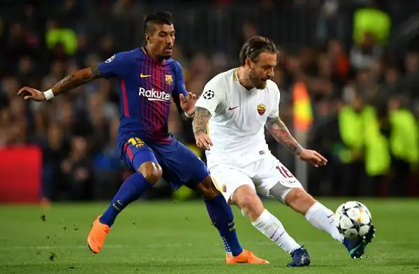 La Roma sconfitta al Camp Nou, ma a testa alta. Dura poco la speranza del gol di Dzeko.