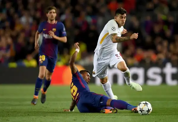 La Roma sconfitta al Camp Nou, ma a testa alta. Dura poco la speranza del gol di Dzeko.