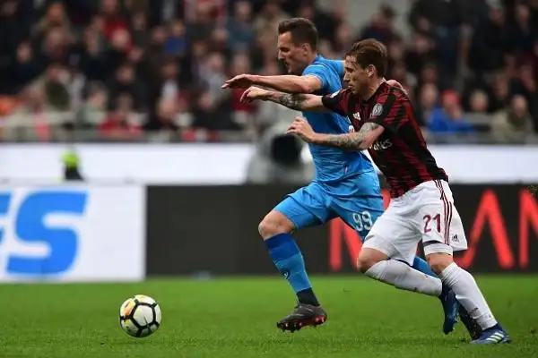Nuovo stop esterno del Napoli: la squadra di Sarri non va oltre lo 0-0 a San Siro contro il Milan nella 32esima giornata di campionato e vede allontanarsi lo scudetto.