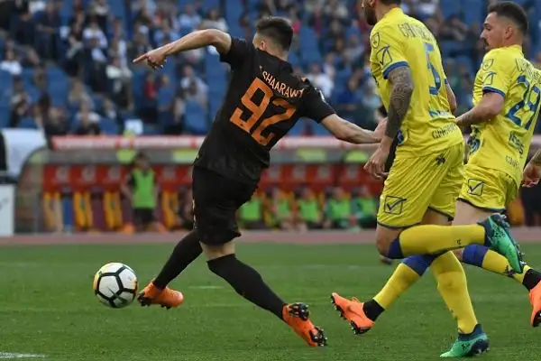 La squadra di Maran esce sconfitta per 4-1 dall'Olimpico: Di Francesco ora può pensare al Liverpool.