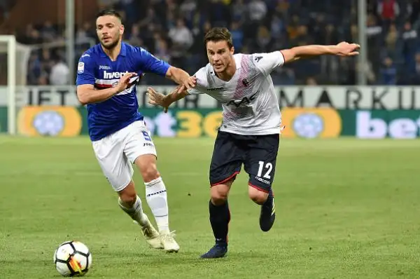 Con un gol nel recupero di Zapata i blucerchiati continuano a credere nell'Europa.