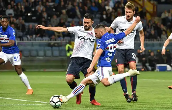 Con un gol nel recupero di Zapata i blucerchiati continuano a credere nell'Europa.