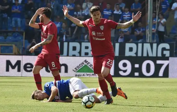 La squadra di Giampaolo in gol con Quagliarella, Kownacki, Praet e Ramirez. Di Pavoletti il gol della bandiera per gli ospiti.