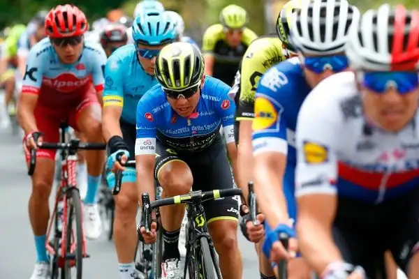 Il corridore sloveno della Bahrain – Merida ha vinto la decima tappa Penne-Gualdo Tadino battendo Denz dopo una bella fuga. Terzo posto per Bennett. Yates resta saldamente leader della classifica.