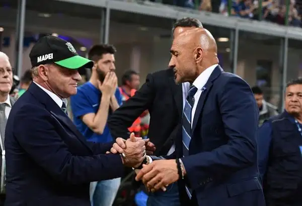 Il Sassuolo va in vantaggio su punizione con Politano nel primo tempo e raddoppia nel finale con Berardi. Rafinha accorcia le distanze per l'Inter ma non basta.
