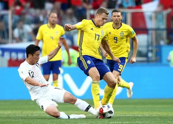 Gli scandinavi si impongono di misura per 1-0 contro la Corea del Sud, stesa da Granqvist, a segno su un calcio di rigore assegnato dal Var.