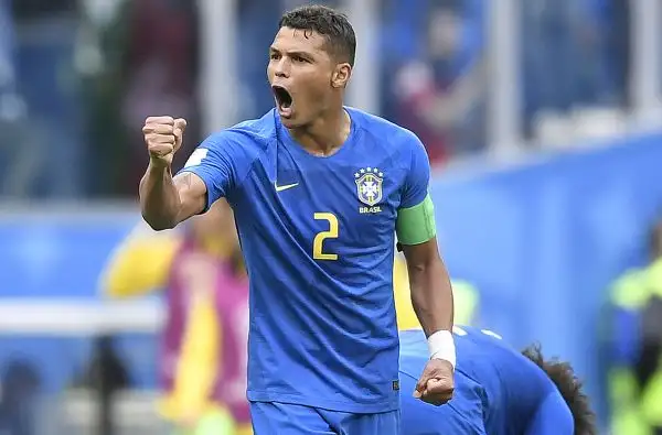 Thiago Silva ha indossato la fascia nelle partite con Costa Rica, alla seconda giornata dei Mondiali, e Messico, ottavi di finale