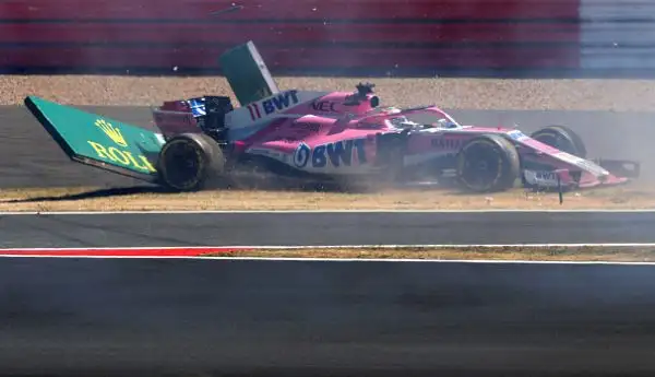 Sul podio anche l'inglese della Mercedes e l'altro ferrarista Raikkonen.