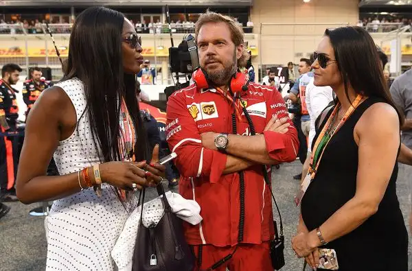 E' bella e poco diplomatica la moglie del pilota ferrarista Kimi Raikkonen.
