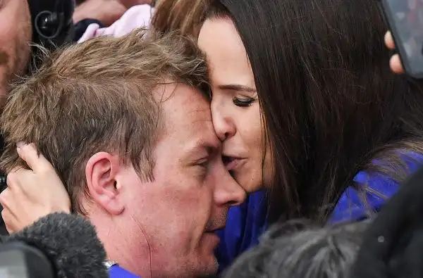 E' bella e poco diplomatica la moglie del pilota ferrarista Kimi Raikkonen.
