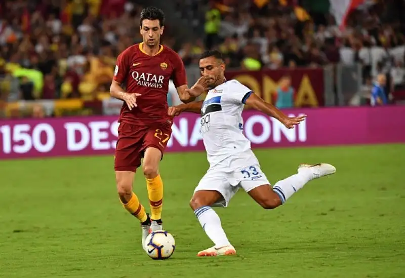 La Roma passa in vantaggio con Pastore ma l'Atalanta scappa con la rete di Castagne una doppietta di Rigoni. Poi Florenzi e Manolas ristabiliscono l'equilibrio.