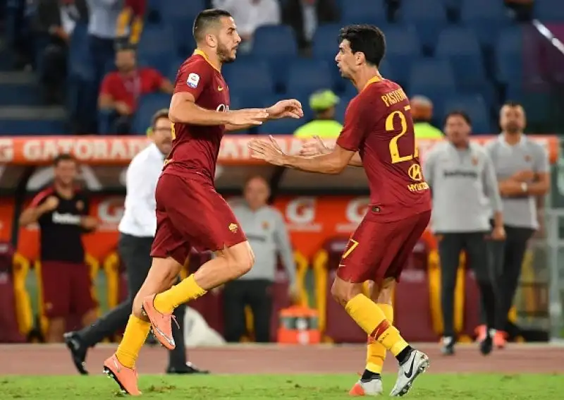 La Roma passa in vantaggio con Pastore ma l'Atalanta scappa con la rete di Castagne una doppietta di Rigoni. Poi Florenzi e Manolas ristabiliscono l'equilibrio.