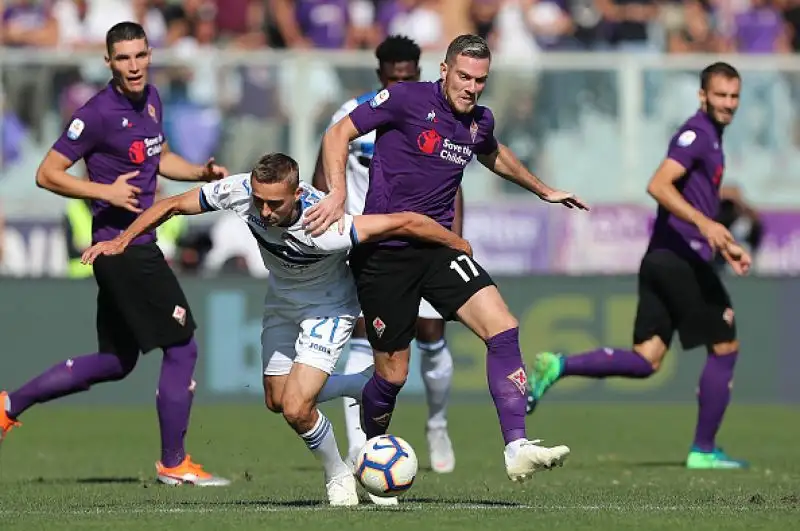 I viola battono la Dea grazie a un rigore contestatissimo di Veretout.