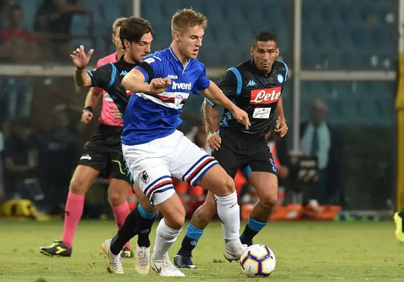 Un bolide di Defrel porta in vantaggio i padroni di casa, poi ancora Defrel per il raddoppio e infine Quagliarella nella ripresa chiude i conti con un gran gol.