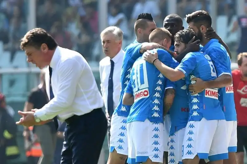 Per i partenopei in gol due volte Insigne e l'ex Simone Verdi. Granata a segno con un rigore di Belotti.