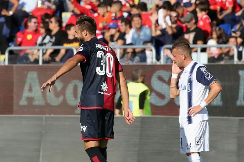 I sardi vanno sul 2-0 con Pavoletti e Castro, i clivensi accorciano con Stepinski.