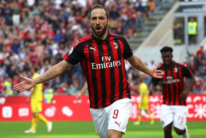 Una doppietta dell'argentino nel primo tempo indirizza la gara di Milano. Nella ripresa la chiude Bonaventura prima del gol della bandiera del bomber clivense.