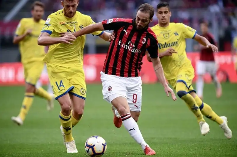 Una doppietta dell'argentino nel primo tempo indirizza la gara di Milano. Nella ripresa la chiude Bonaventura prima del gol della bandiera del bomber clivense.